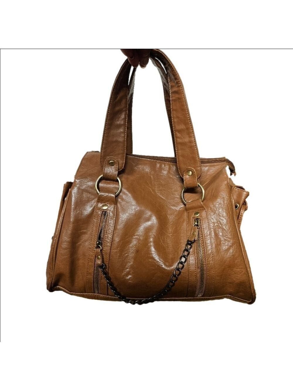 Aldo Caramel Synethetic Satchel Bag
